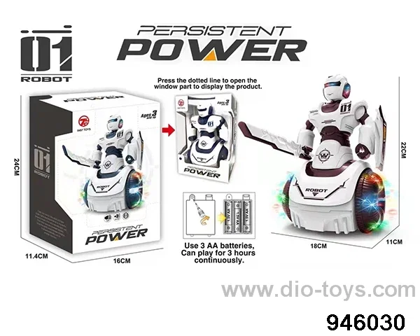 ELECTRIC ROBOT (LIGHT MUSIC) in window box
