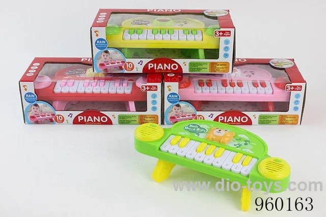 Animal cartoon musical instrument (with feet ,have  red, pink, yellow and green 4 colors )