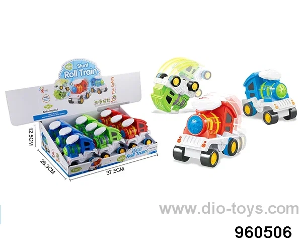 pressure rolling train in 9pcs display box