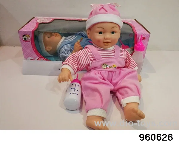 13inch Doll (can suck, has six voices, and shed tears when crying) in window box