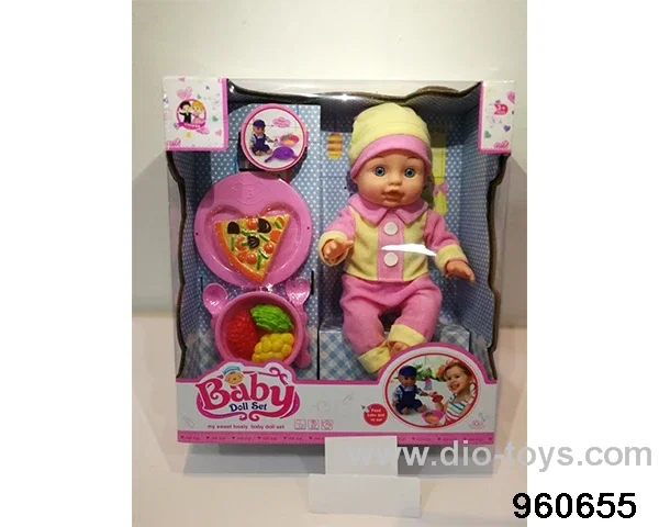 13inch Doll (will absorb water, pee with 13 sounds) in window box