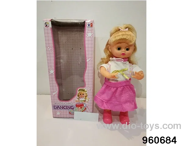 16inch Doll (can swing, sing and dance) in window box