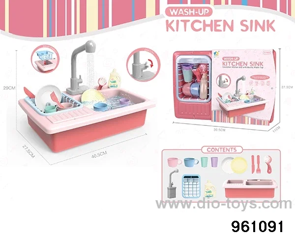 B/O kitchen sink in 13pcs paper card