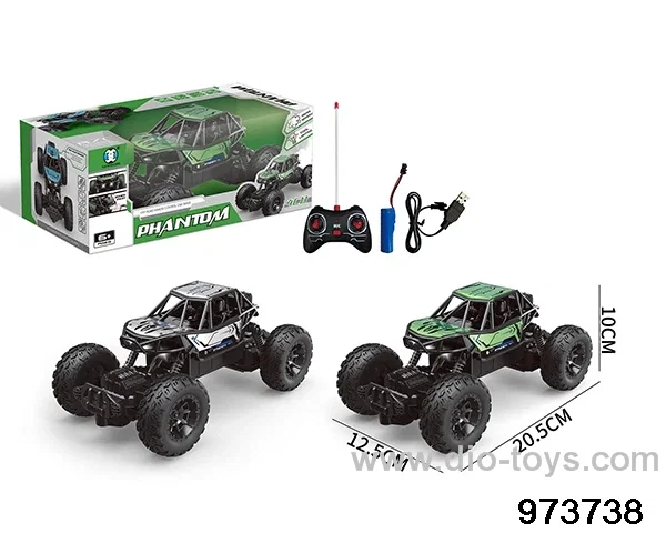 RC Alloy climbing car in window box included battery