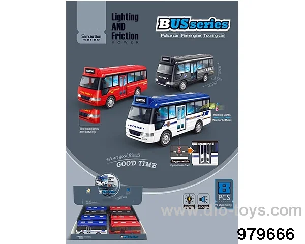 8PCS Inertia toy with flash included battery