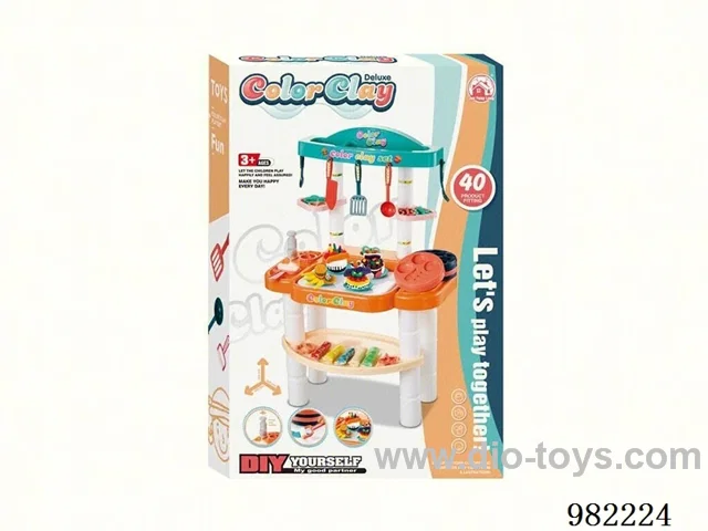 Color mud machine in 40PCS color box