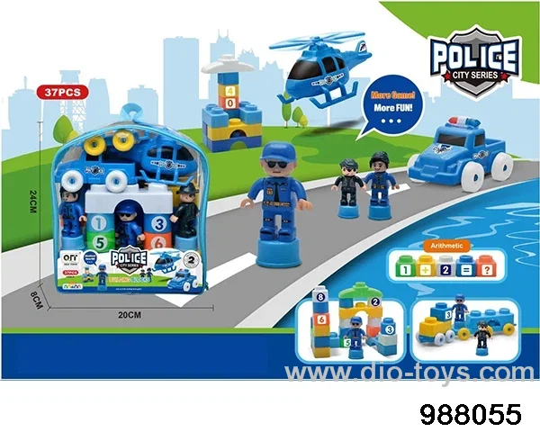 City Police Series in PVC packsack 37PCS