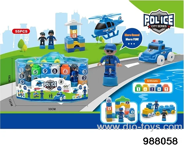 City Police Series in Hand bag 55PCS