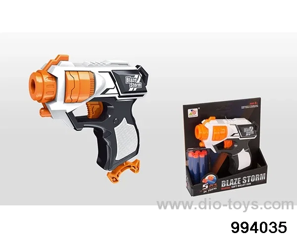 Soft bullet gun (5 bullets) in display box