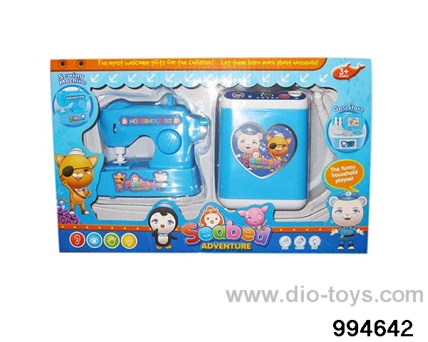Washing machine+sewing machine in window box