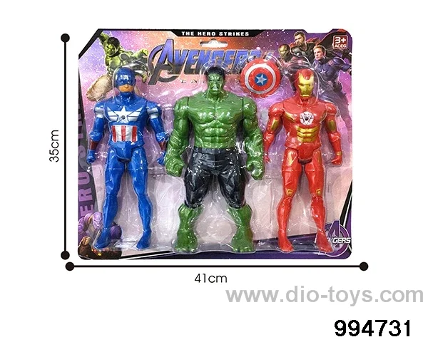 The American captain of the Green Giant Iron Man 26.5 with lights in Blister card