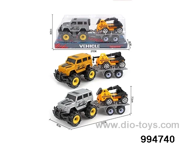 Inertia Hummer towing engineering vehicle in PVC cover
