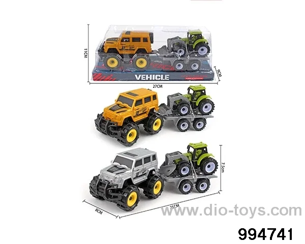 Inertia Hummer pulls back the farmer's car in PVC cover
