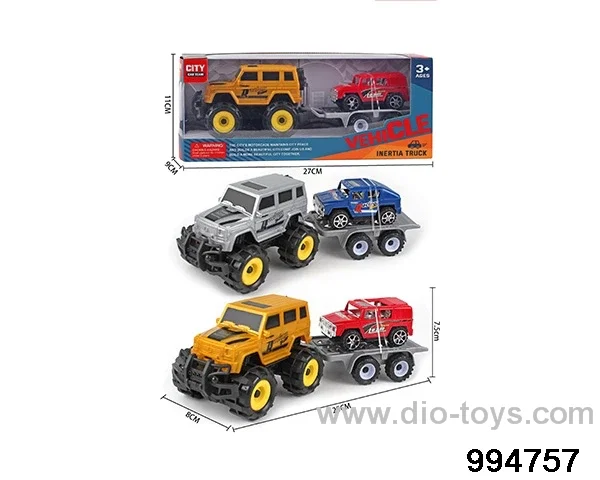 Inertia Hummer towing and sliding Hummer in window box