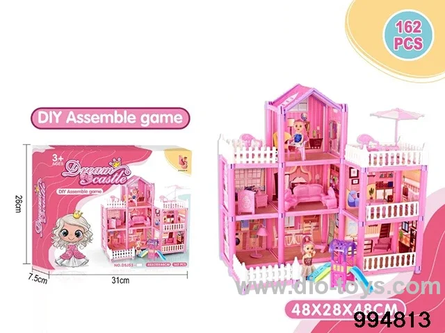 DIY villa set in color box