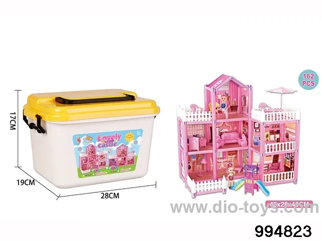 DIY villa set in barrel