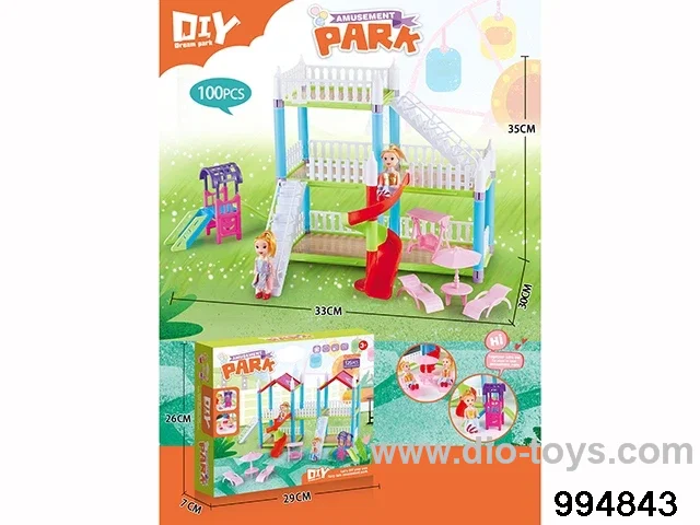 DIY park play set in color box