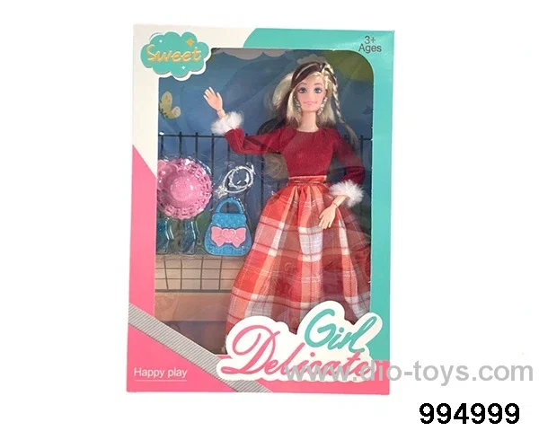 11 inch Barbie doll suit in window box