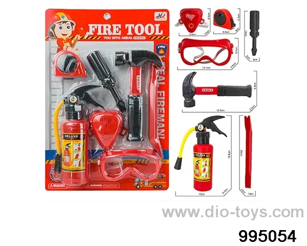 Fire-fighting series tools (fire extinguisher can spray water) in blister