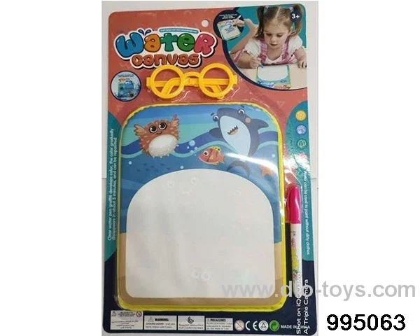 Graffiti color change learning water painting book in Blister card