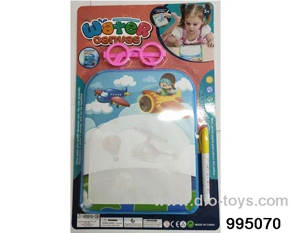 Graffiti color change learning water painting book in Blister card