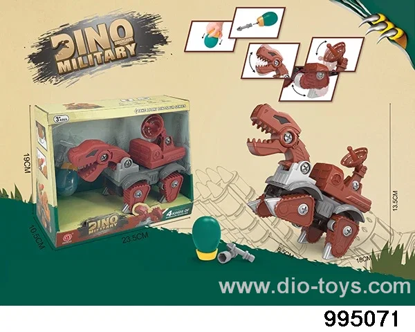 DIY Disassembly and Assembly Dinosaur in display box