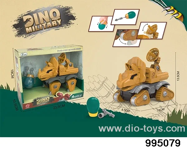 DIY Disassembly and Assembly Dinosaur in display box