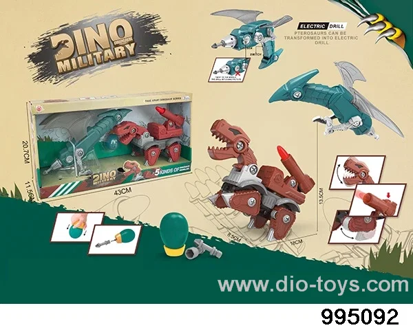 DIY Disassembly and Assembly Dinosaur in display box