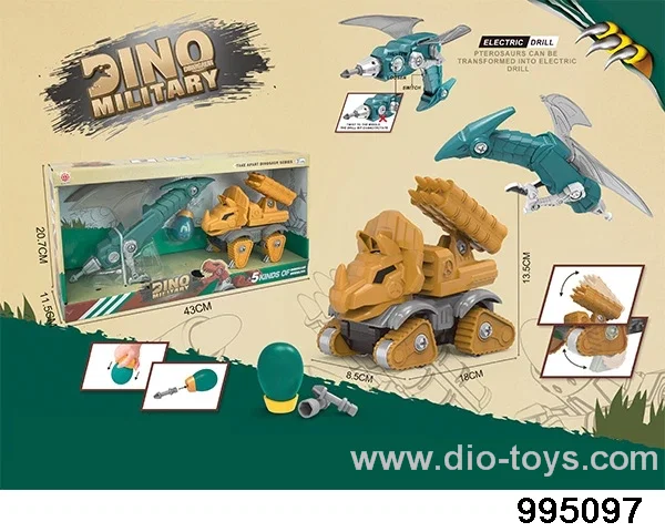 DIY Disassembly and Assembly Dinosaur in display box