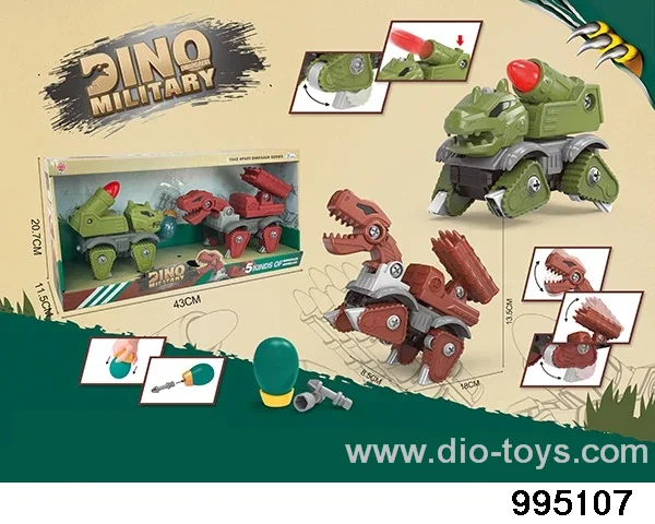 DIY Disassembly and Assembly Dinosaur in display box