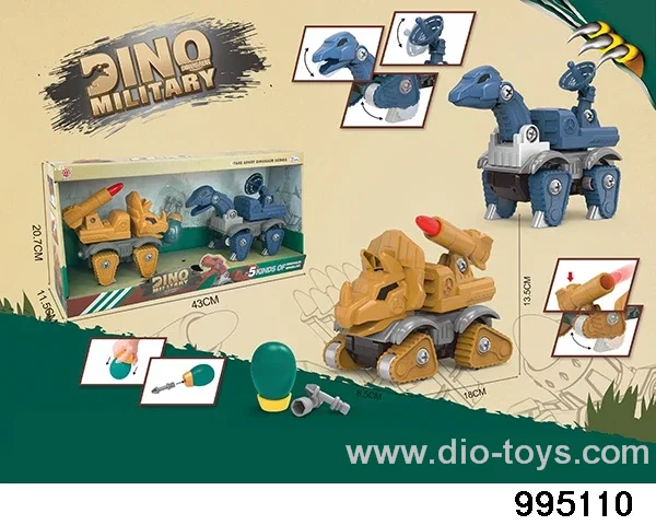 DIY Disassembly and Assembly Dinosaur in display box
