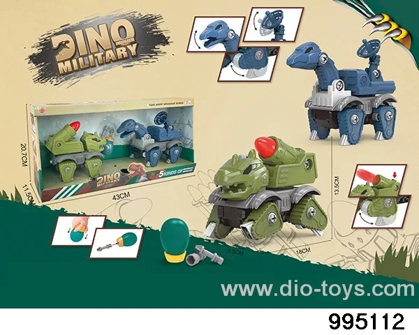DIY Disassembly and Assembly Dinosaur in display box