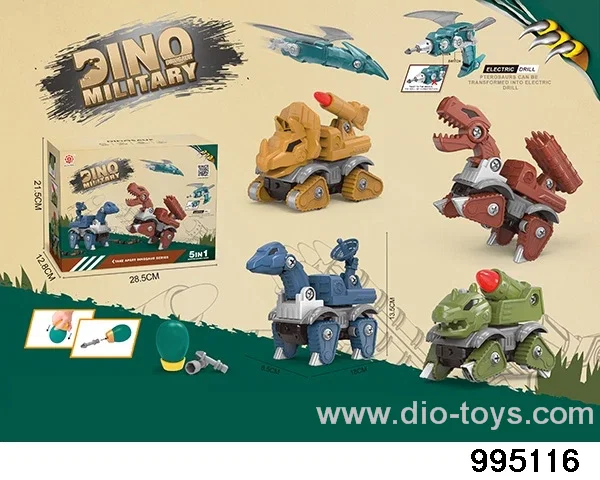 DIY Disassembly and Assembly Dinosaur in color box
