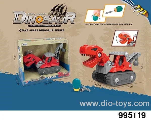 DIY Disassembly and Assembly Dinosaur in display box
