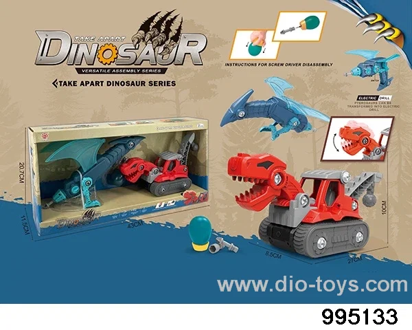 DIY Disassembly and Assembly Dinosaur in display box