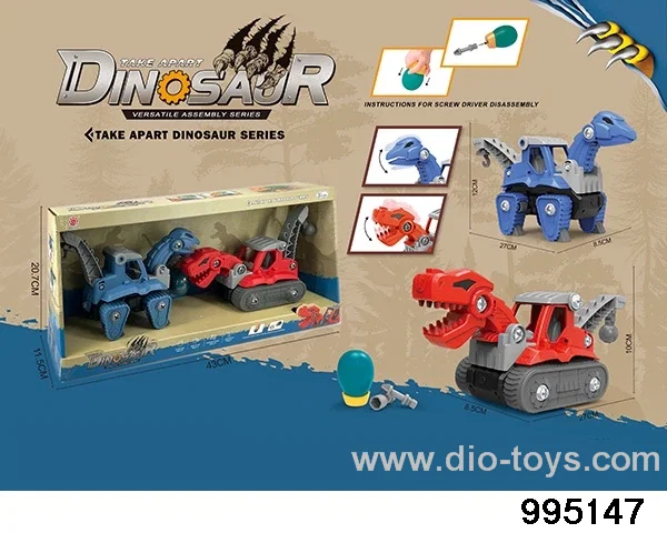 DIY Disassembly and Assembly Dinosaur in display box