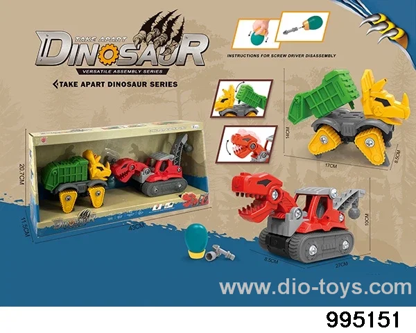 DIY Disassembly and Assembly Dinosaur in display box