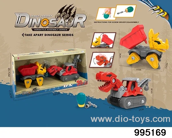 DIY Disassembly and Assembly Dinosaur in display box