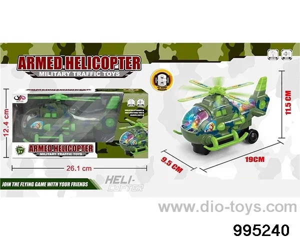 Electric universal light music aircraft in window box
