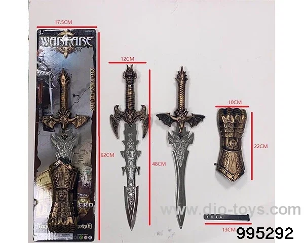 Leading Double Eagle Sword Set in Tied On Card