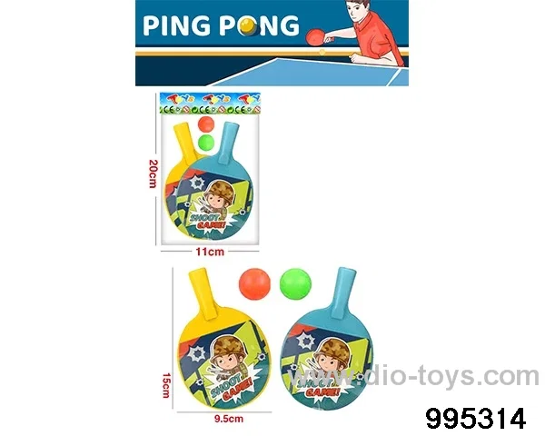Table tennis player in opp bag