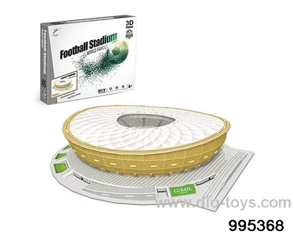 95PCS-3D stereo mosaic - Qatar Lucille Stadium in color box