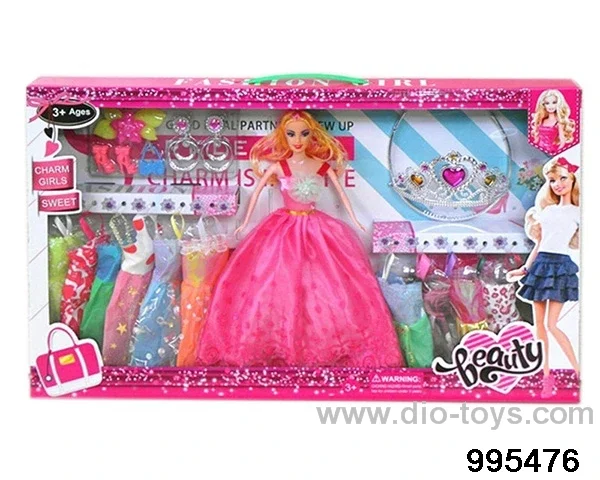 Barbie doll suit in window box