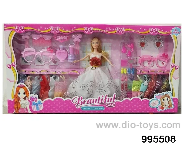 Barbie doll suit in window box