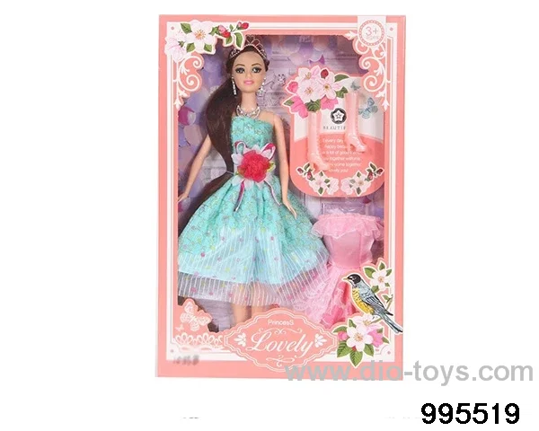 Barbie doll suit in window box