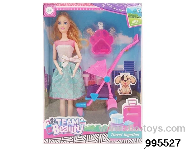 Barbie doll suit in window box
