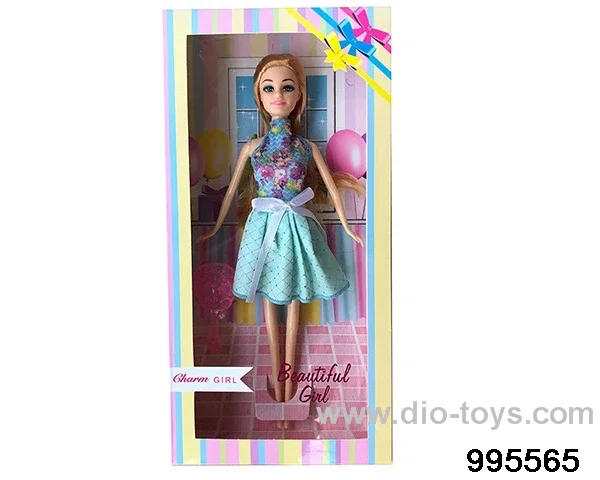 Barbie doll suit in window box