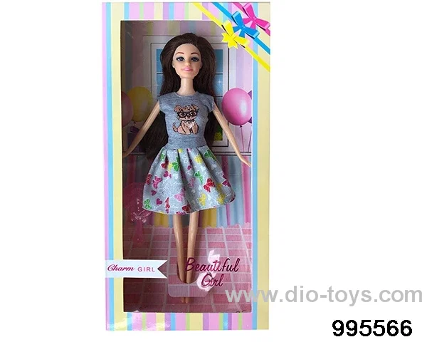 Barbie doll suit in window box