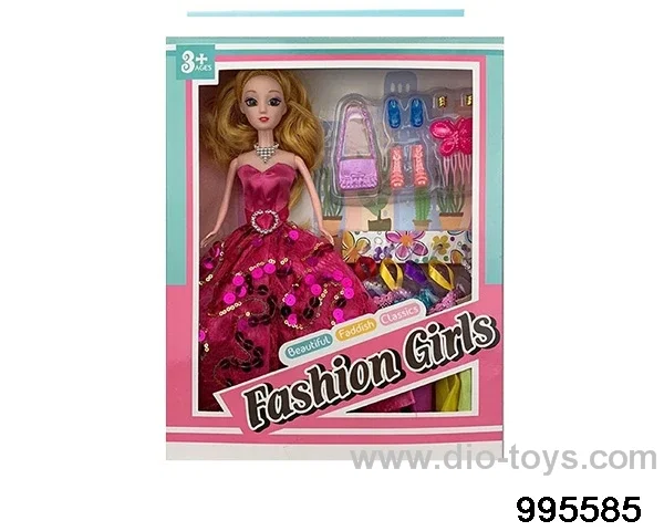 Barbie doll suit in window box