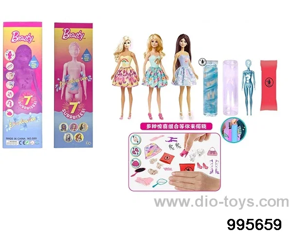 Barbie doll suit in bottle